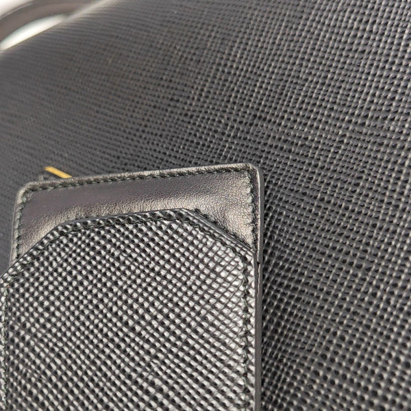 Panier Small Saffiano Calfskin Black