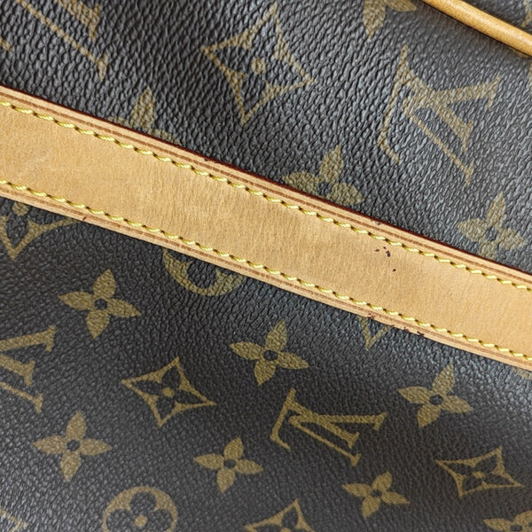 STRESA Monogram Coated Canvas Brown