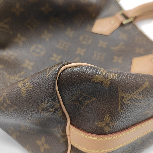 SPEEDY 25 Monogram Coated Canvas Brown