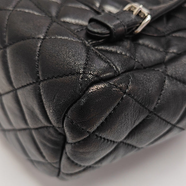 URBAN SPIRIT Small Quilted Lambskin Black