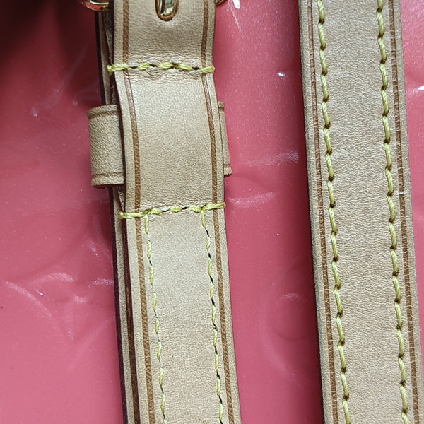 BREA MM Monogram Patent Leather Pink