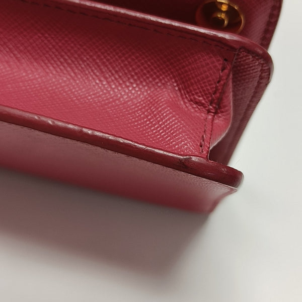 Calfskin Shoulder Bag Mini Red
