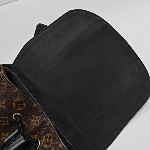 CHRISTOPHER MM Monogram Coated Canvas Brown