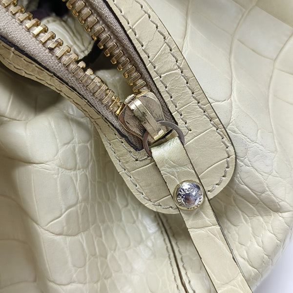 Calfskin Top Handle Bag Yellow