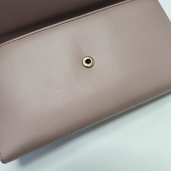 Calfskin Wallet Pink
