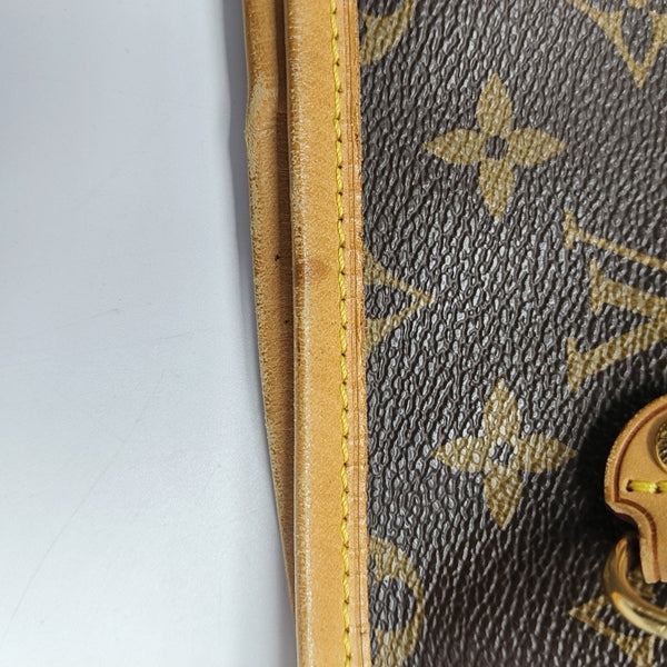 NEVERFULL GM Monogram Coated Canvas Brown