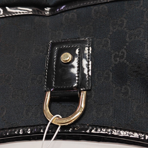 D-Ring Monogram Canvas Black
