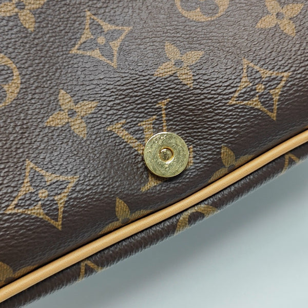 DIANE Monogram Coated Canvas Brown