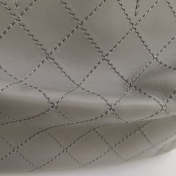 CC POCKET Quilted Calfskin Gray