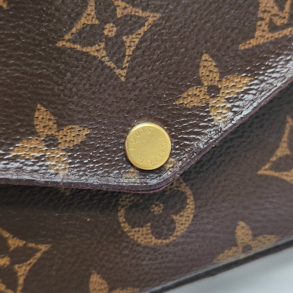 FÉLICIE Monogram Coated Canvas Brown