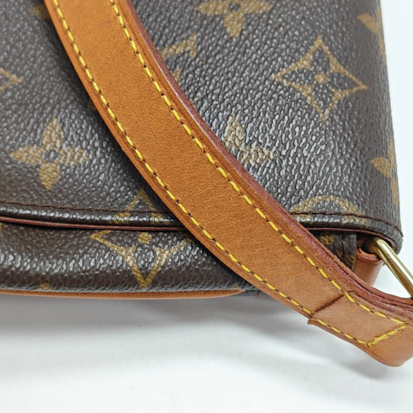MUSETTE TANGO Monogram Coated Canvas Brown