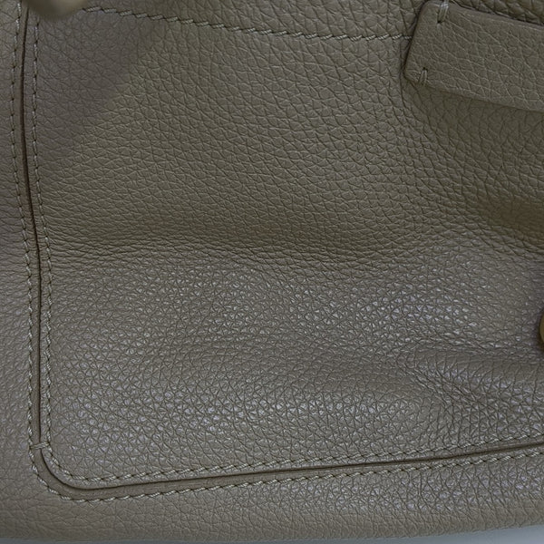 Calfskin Shoulder Bag Beige