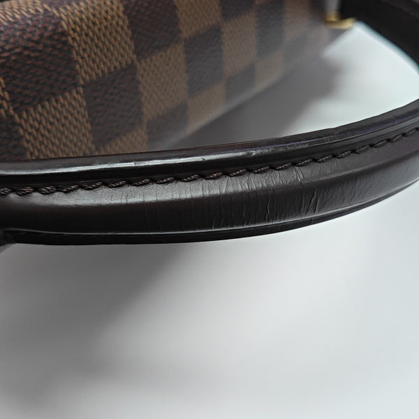 CROISETTE Damier Ebene Coated Canvas Brown