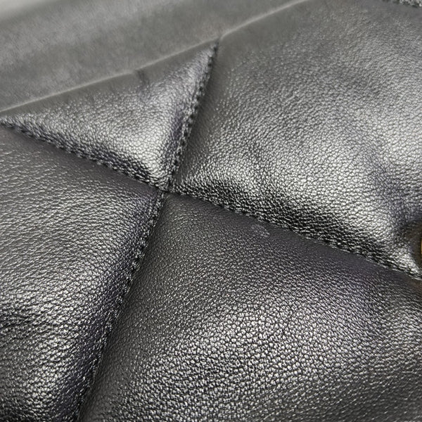 CHANEL 19 Small Quilted Lambskin Black