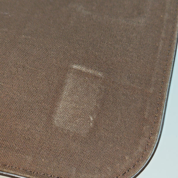 BROOKLYN MM Damier Ebene Coated Canvas Brown