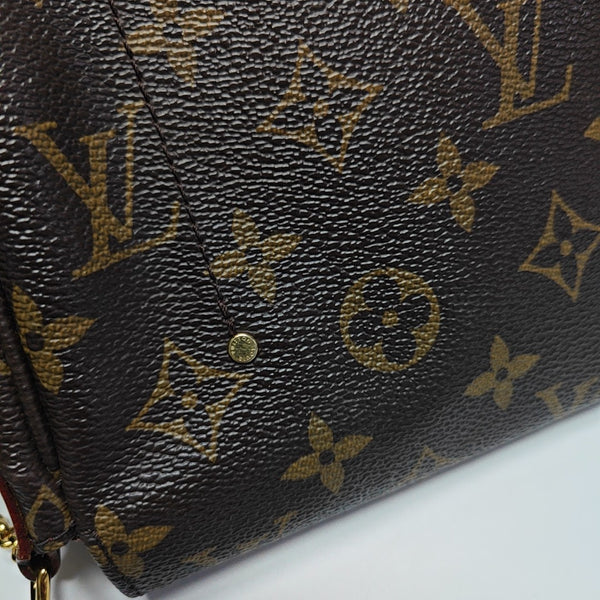FAVORITE PM Monogram Coated Canvas Brown