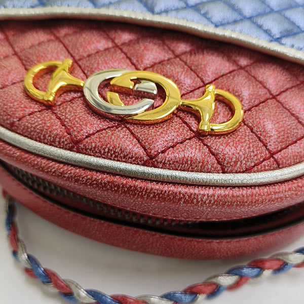 Zumi Mini Quilted Calfskin Multicolor