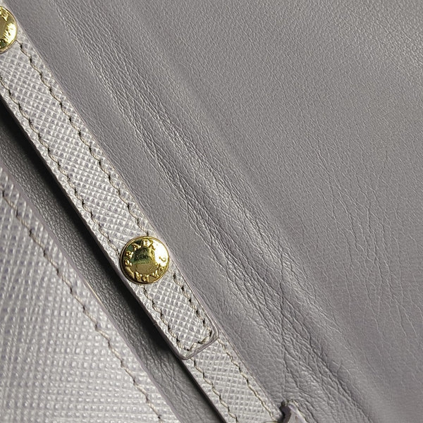 Fold Wallet Leather Purple