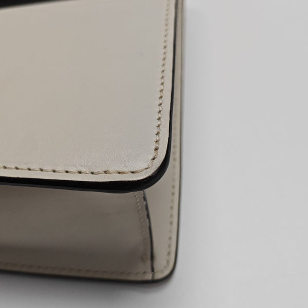 Sylvie Small Calfskin White