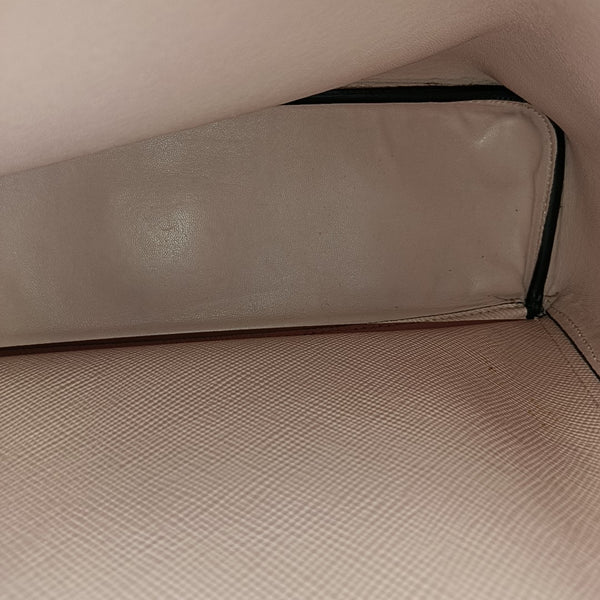 Double Large Saffiano Calfskin Pink