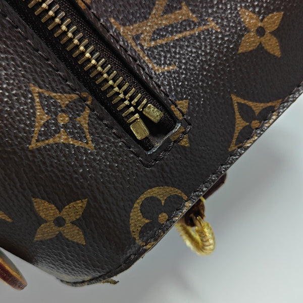 MÉTIS MM Monogram Coated Canvas Brown