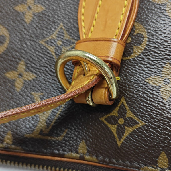 POPINCOURT Monogram Coated Canvas Brown