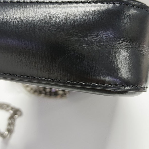 TRIOMPHE Small Calfskin Black