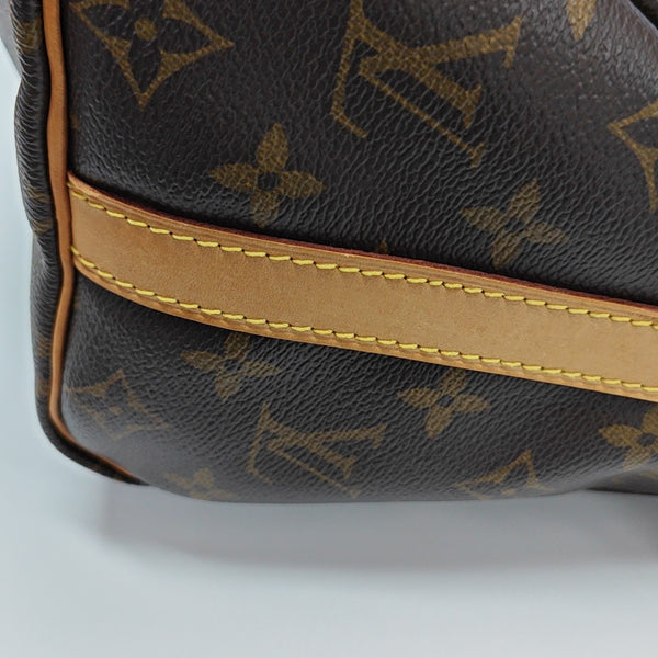 SPEEDY 25 Monogram Coated Canvas Brown