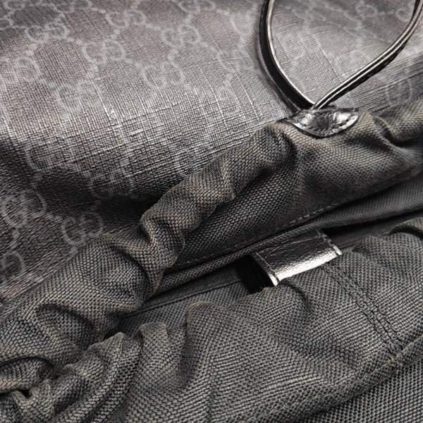Retro Medium Monogram Coated Canvas Black