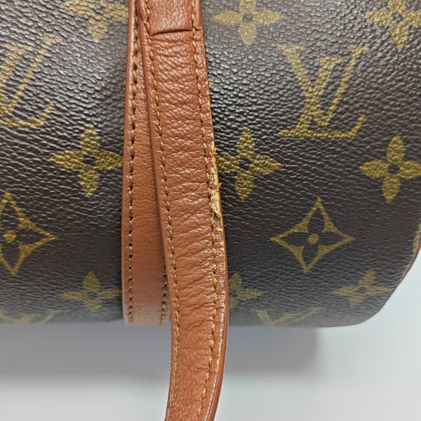 PAPILLON 30 Monogram Coated Canvas Brown
