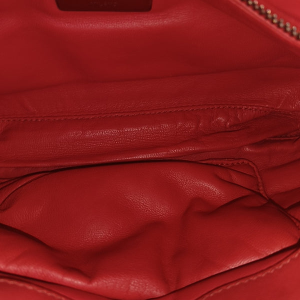 Gaufre Lambskin Red