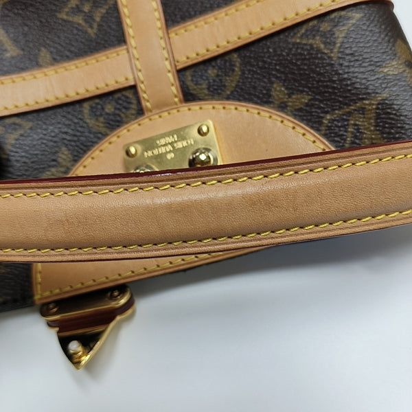 DUFFLE Monogram Coated Canvas Brown