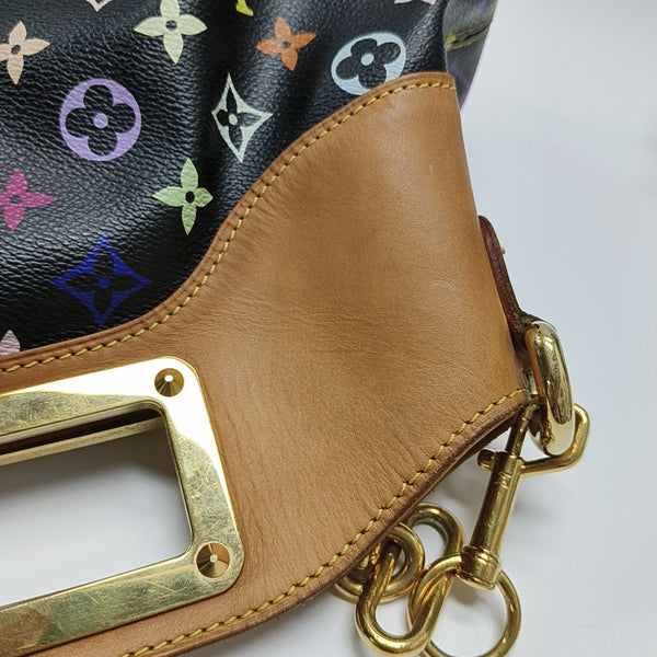 LV × TM JUDY Monogram Coated Canvas Black