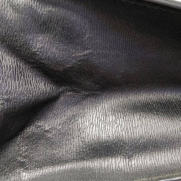 Calfskin Top Handle Bag Black