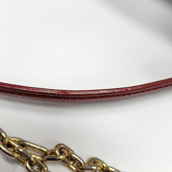 SAINT SULPICE PM Monogram Calfskin Red
