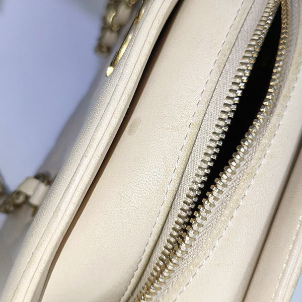Quilted Lambskin Beige