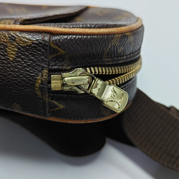 GANGE Monogram Coated Canvas Brown