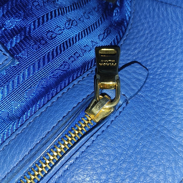 Calfskin Tote Bag Blue