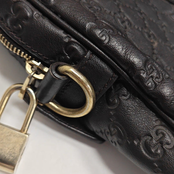 Signature Monogram Calfskin Brown