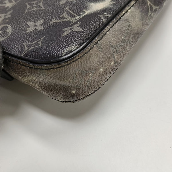 ALPHA Monogram Coated Canvas Gray