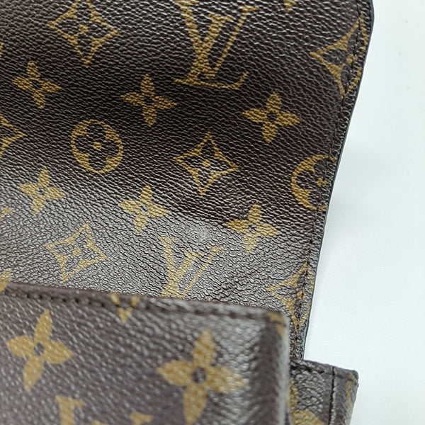MÉTIS MM Monogram Coated Canvas Brown