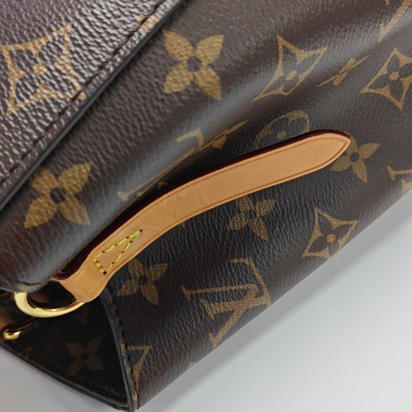 MONTAIGNE Monogram Coated Canvas Brown