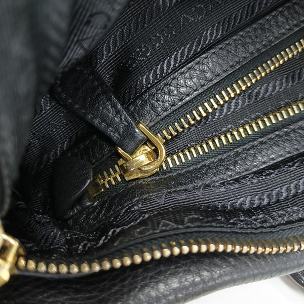 Nylon Shoulder Bag Black