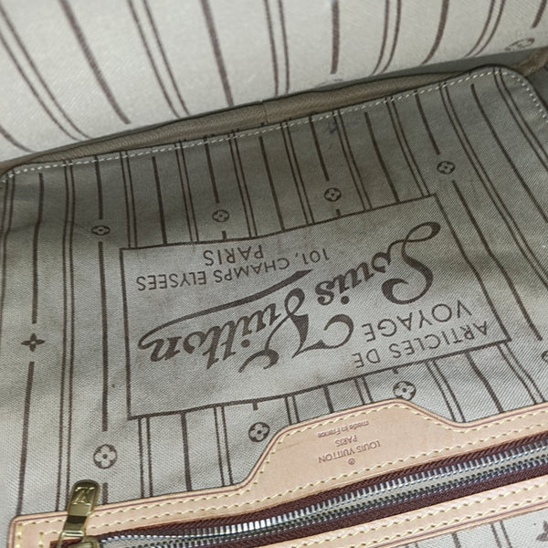 NEVERFULL MM Monogram Coated Canvas Brown