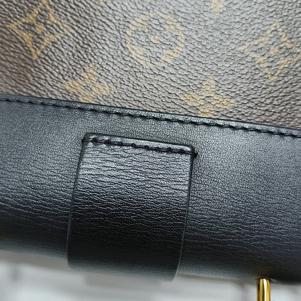 LOCKY BB Monogram Coated Canvas Brown