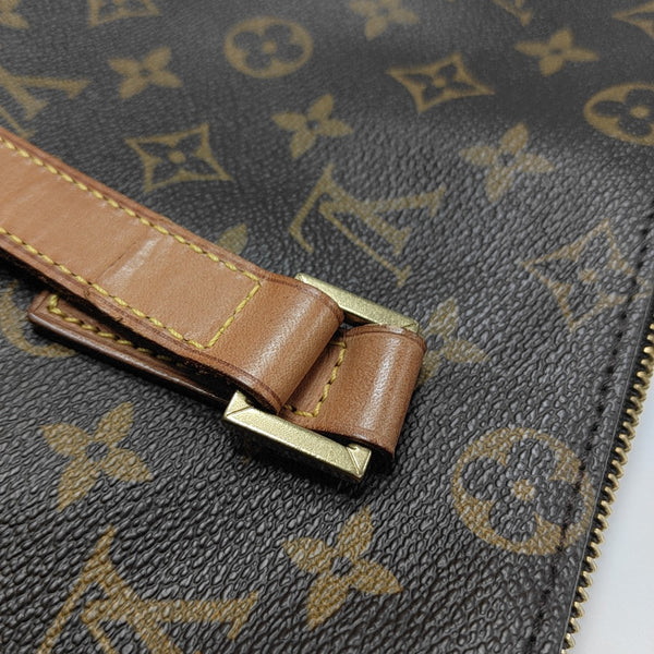 PIANO Monogram Coated Canvas Brown