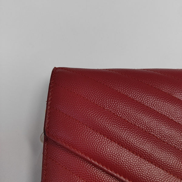 MONOGRAM Medium Quilted Calfskin Red