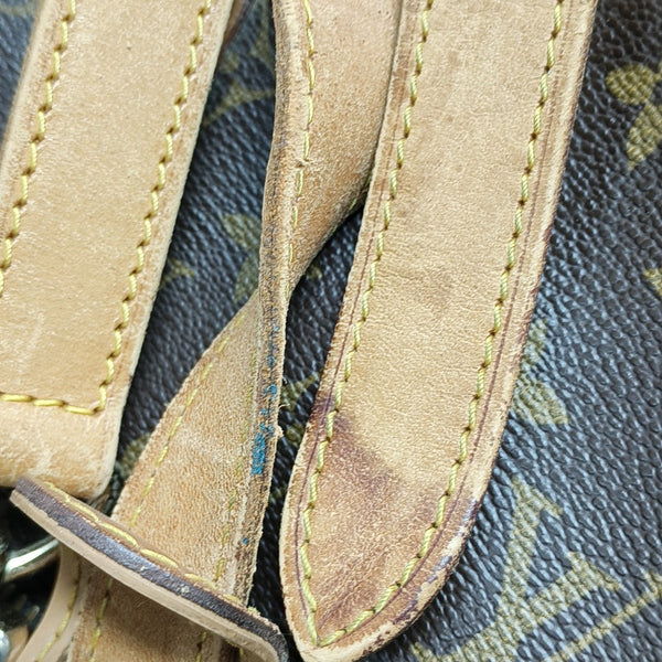 SAC SOUPLE 55 Monogram Coated Canvas Brown