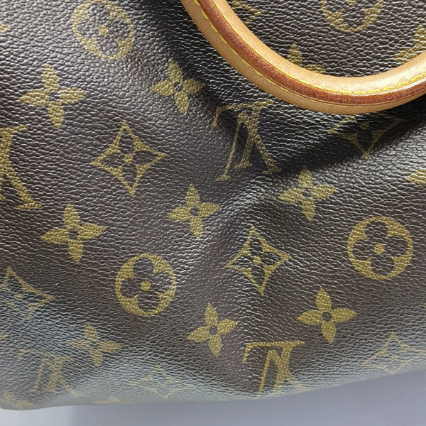 SPEEDY 30 Monogram Coated Canvas Brown