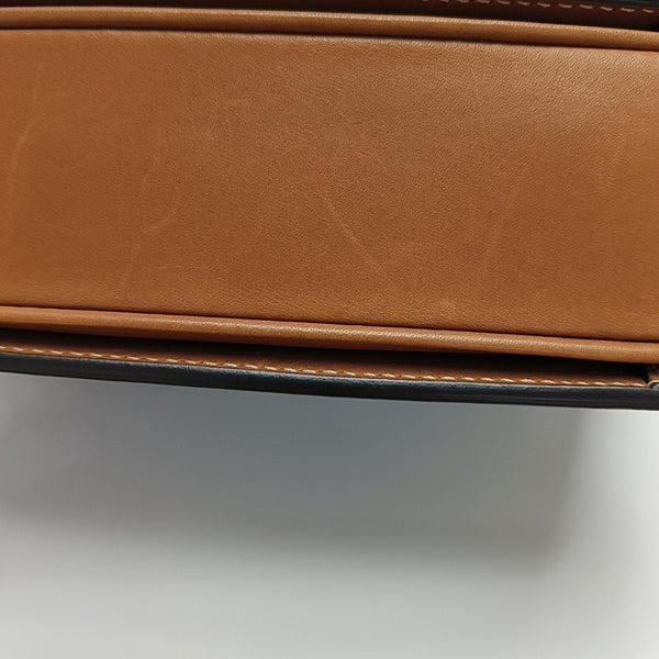 TRIOMPHE Small Coated Canvas Brown